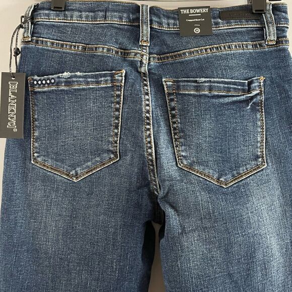 [BLANKNYC] ‘The Bowery’ Cropped Boot Cut Distressed Jean | SZ 28 - Picture 7 of 12